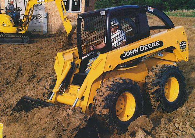 John Deere Construction 240 Technische Daten Des Kompaktladers 2000