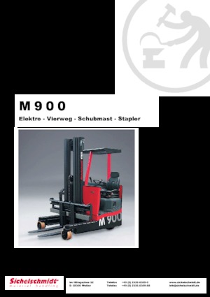 Mehrwege-Gabelstapler Elektro Sichelschmidt M 925 ASM