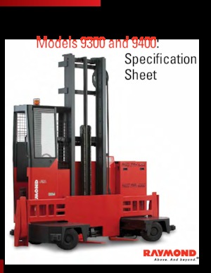 Seitenstapler Elektro RAYMOND 9300-SL40TT