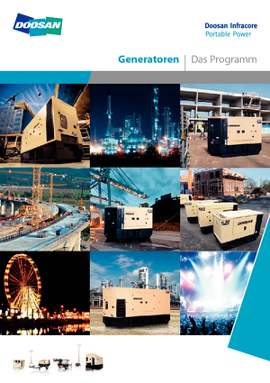 Stromerzeuger, Diesel Doosan G60-IIIA 