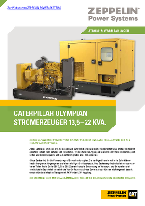 Stromerzeuger, Diesel Olympian GEP 13,5