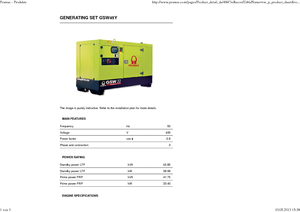 Stromerzeuger, Diesel PRAMAC Lifter GSW 45 Y