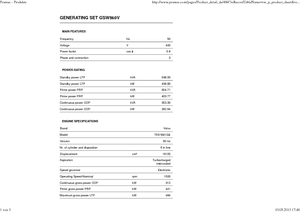 Stromerzeuger, Diesel PRAMAC Lifter GSW 560 V