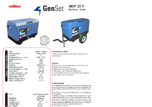 Stromerzeuger, Diesel GenSet MGF 22 Y