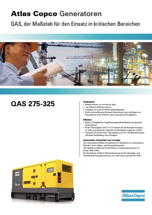 Stromerzeuger, Diesel Atlas Copco QAS 325 VDS