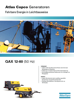 Stromerzeuger, Diesel Atlas Copco QAX 30 Dd FW