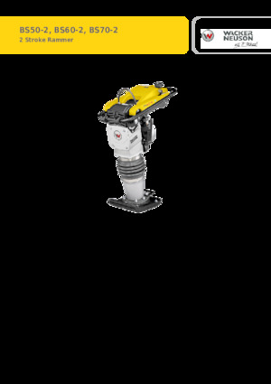 Stampfer, Benzin und Diesel Wacker Neuson BS50-2 11