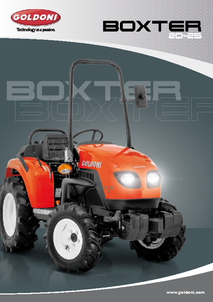 Hinterrad-Traktoren Goldoni Boxter 25