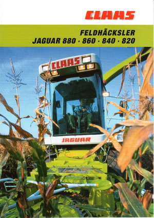 Feldhäcksler 4-WD Claas Jaguar 860