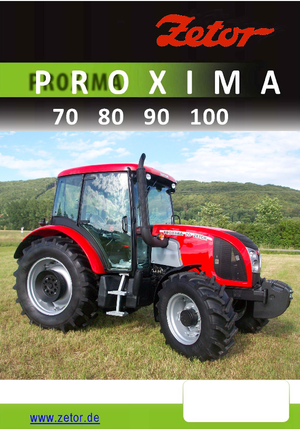 Hinterrad-Traktoren Zetor Proxima 90 HR