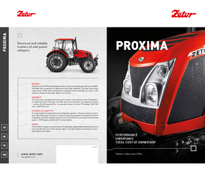 Hinterrad-Traktoren Zetor Proxima 90 HR