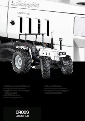 Hinterrad-Traktoren Lamborghini Cross 100