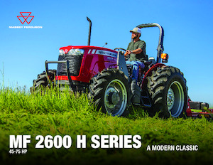 Hinterrad-Traktoren Massey Ferguson MF 2607 H