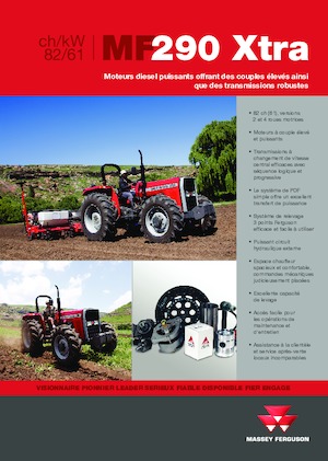 Hinterrad-Traktoren Massey Ferguson MF 290 Xtra