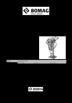 Stampfer, Benzin und Diesel Bomag BVT 65