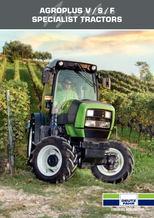 Allrad-Traktoren DEUTZ-FAHR Agroplus F 320 GS DT