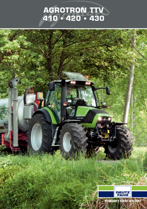 Allrad-Traktoren DEUTZ-FAHR Agrotron TTV 420 DCR