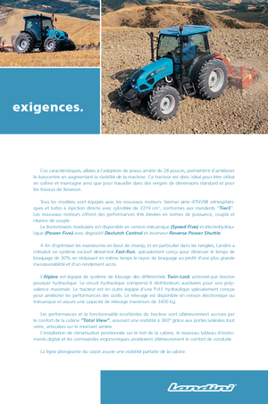 Allrad-Traktoren Landini Alpine 70 GT