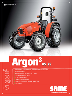 Allrad-Traktoren SAME Argon ³ 65