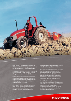 Allrad-Traktoren McCormick C 110 Max