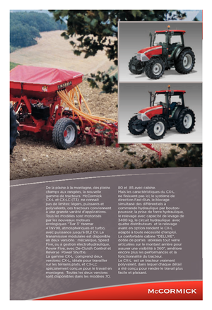 Allrad-Traktoren McCormick CX 85 L