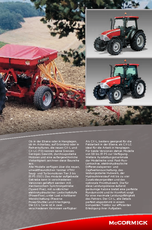 Allrad-Traktoren McCormick CX 85 L