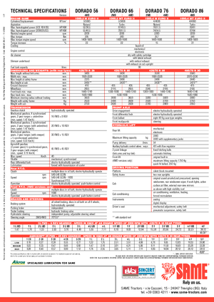 Allrad-Traktoren SAME Dorado 56