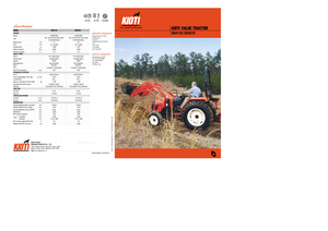 Allrad-Traktoren Kioti DS 4110