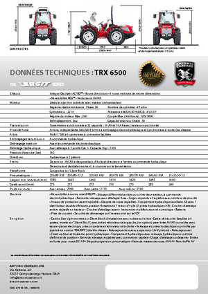 Allrad-Traktoren Carraro Ergit TRX 6500