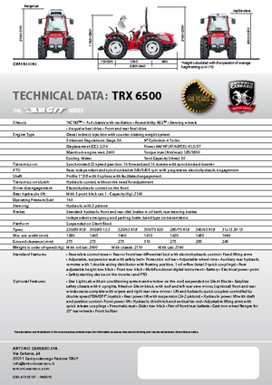 Allrad-Traktoren Carraro Ergit TRX 6500