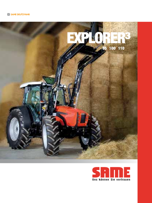 Allrad-Traktoren SAME Explorer³ 100 DT