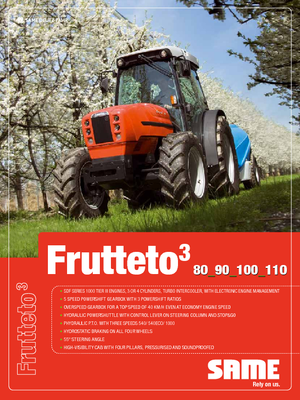 Allrad-Traktoren SAME Frutteto³ 110 GS DT