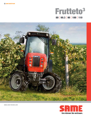 Allrad-Traktoren SAME Frutteto³ 110 GS DT