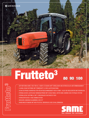 Allrad-Traktoren SAME Frutteto³ 100 GS DT