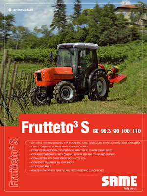 Allrad-Traktoren SAME Frutteto³ S 90.3 GS DT