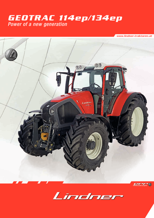 Allrad-Traktoren Lindner Geotrac 114 ep