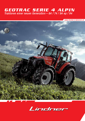 Allrad-Traktoren Lindner Geotrac 84 ep