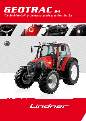 Allrad-Traktoren Lindner Geotrac 94