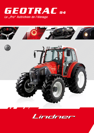 Allrad-Traktoren Lindner Geotrac 94