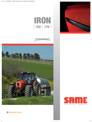 Allrad-Traktoren SAME Iron 190 Continuo DCR
