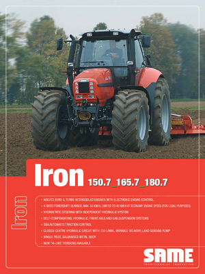 Allrad-Traktoren SAME Iron 180.7 Hi-Line