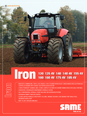 Allrad-Traktoren SAME Iron 175 Hi-Line DCR