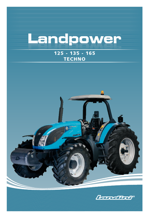 Allrad-Traktoren Landini Landpower 165 Techno