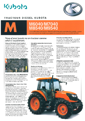 Allrad-Traktoren Kubota M 9540