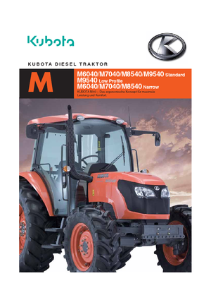 Allrad-Traktoren Kubota M 8540