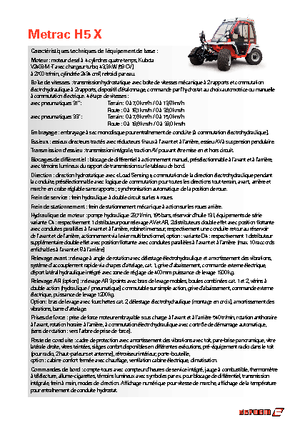 Allrad-Traktoren Reform Werke Metrac H 5 X