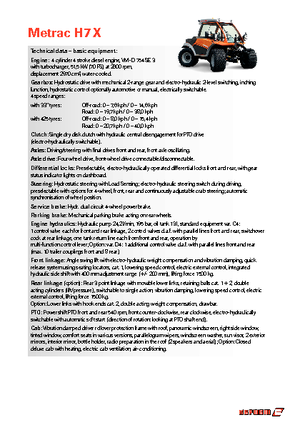 Allrad-Traktoren Reform Werke Metrac H 7 X