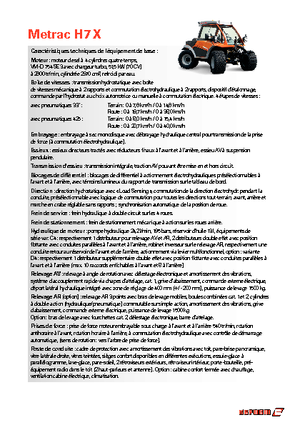 Allrad-Traktoren Reform Werke Metrac H 7 X