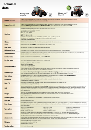 Allrad-Traktoren Reform Werke Mounty 100 V