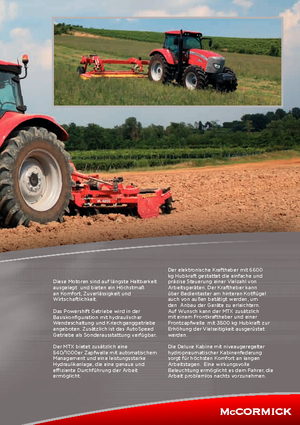 Allrad-Traktoren McCormick MTX 120